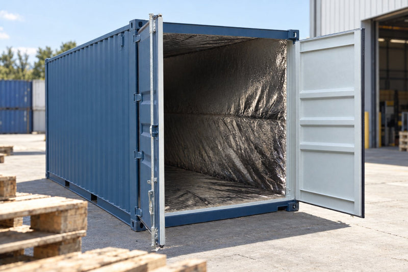 Container liner ou isolamento de contentor: que diferença?