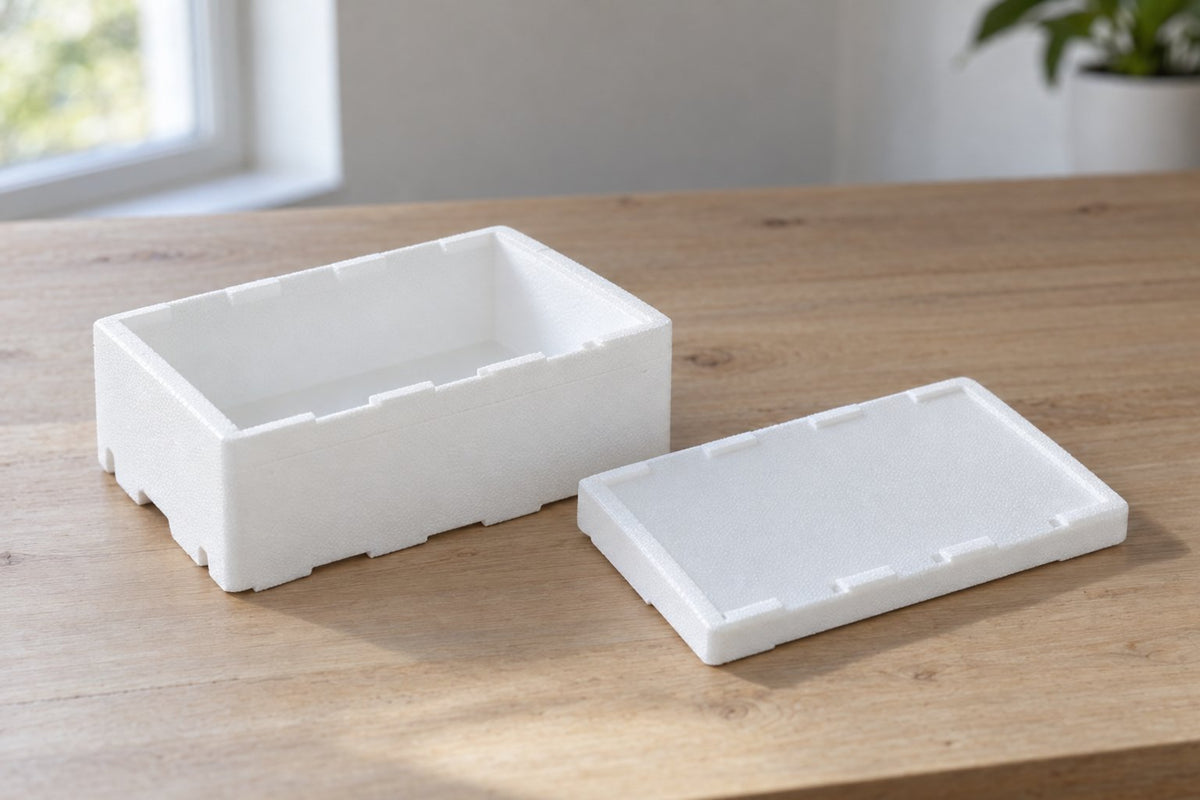 Caixas de esferovite com tampa: tamanhos e utilização