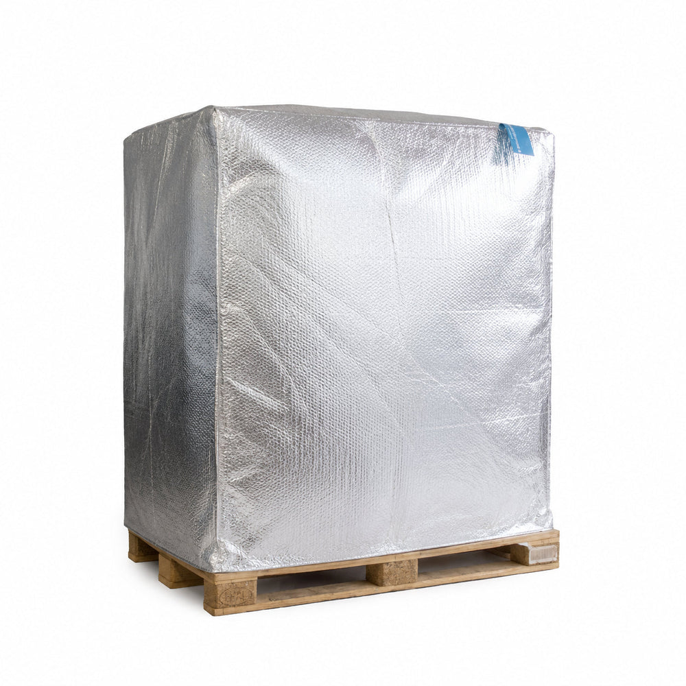 Capa de isolamento térmico para palete bloco 120 x 100 x 150 cm