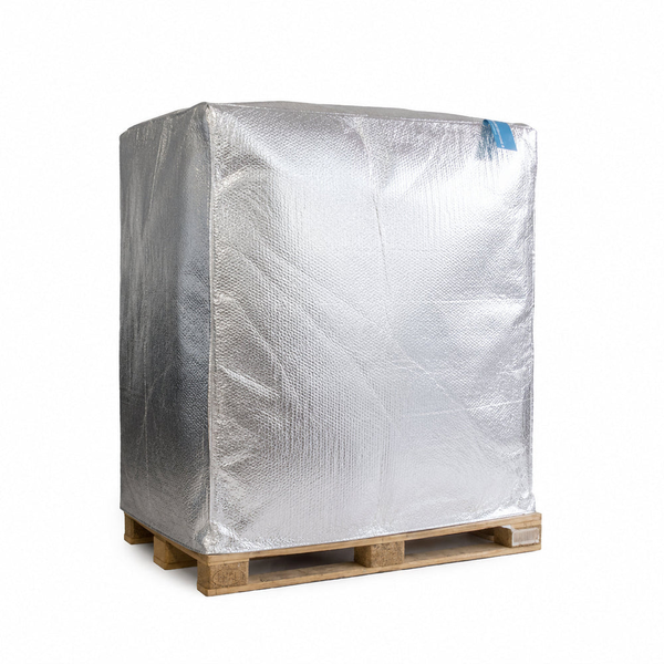 Capa de isolamento térmico para palete bloco 120 x 100 x 150 cm