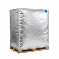Capa de isolamento térmico para palete bloco 120 x 100 x 150 cm (camada dupla)