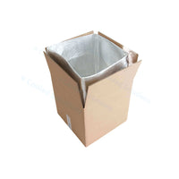 Thermodoos opvouwbaar - 400 x 400 x 250 mm + (4 Laags isolatiezak)
