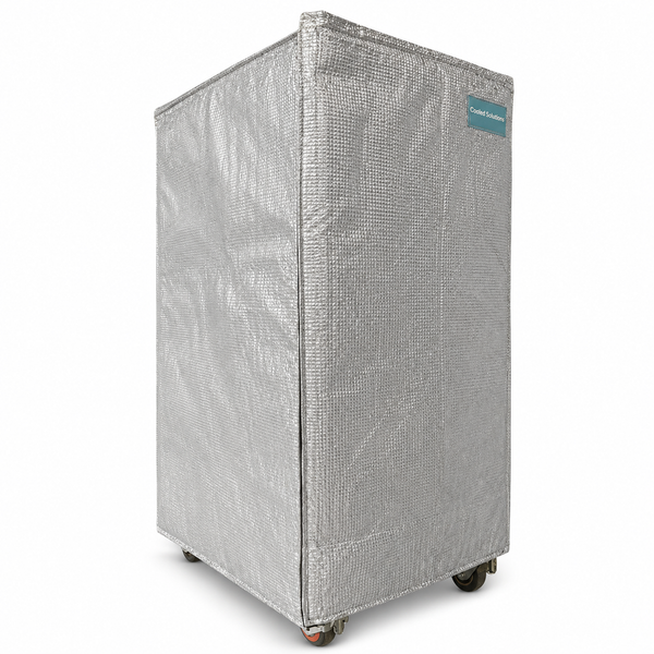 cobertura térmica para palete reutilizável para contentor rolante 85 x 70 x 150 cm sem abertura