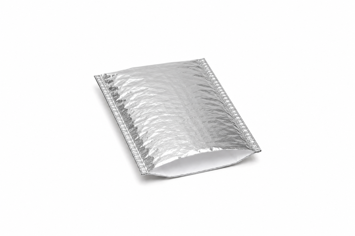 Saco isotérmico 25 x 35 cm, 2 camadas + fita adesiva